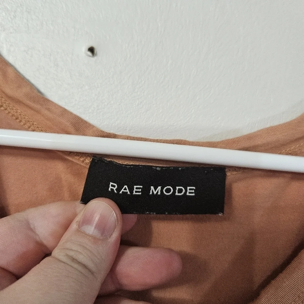 Rae Mode Womens Short Sleeve Orange Tee!